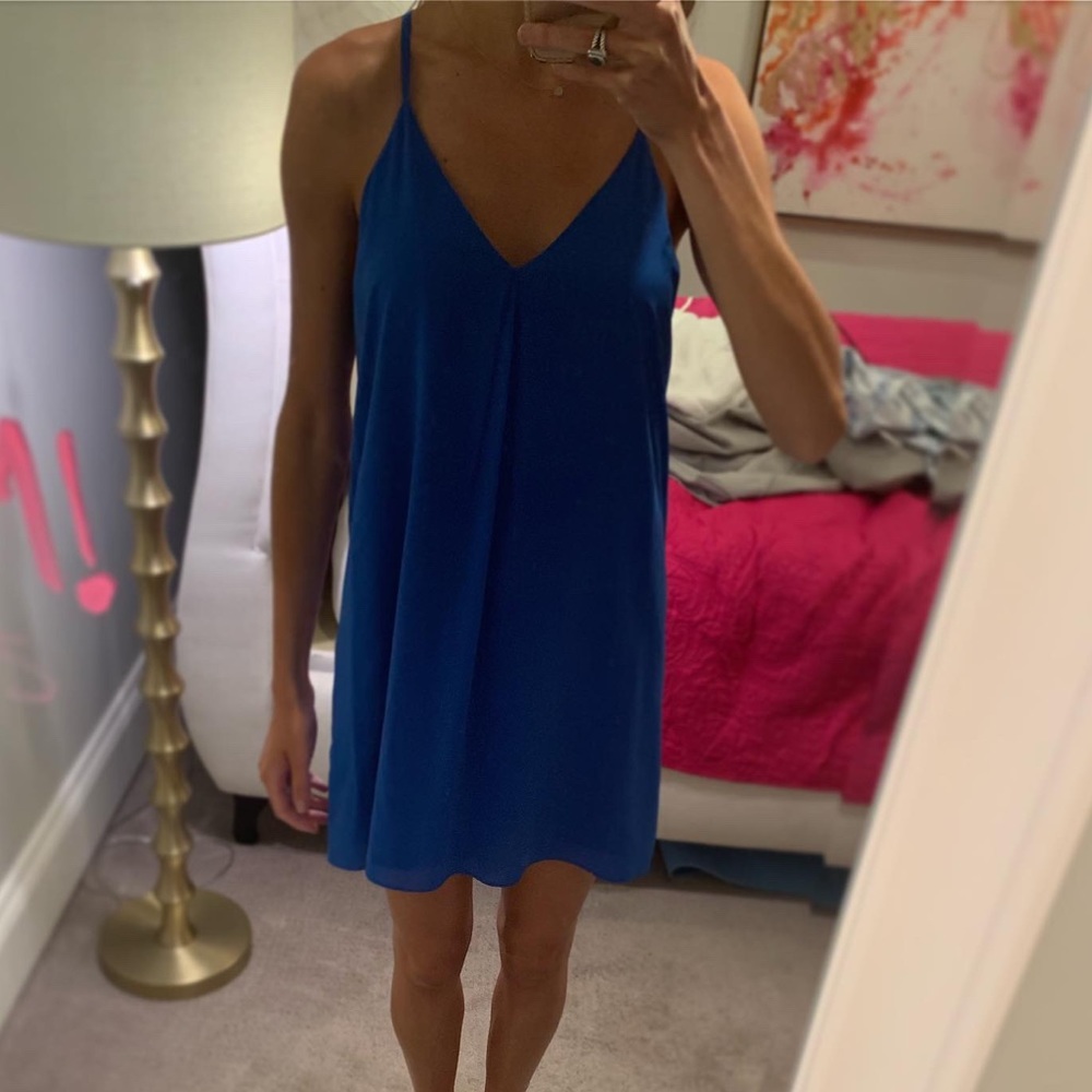 Alice & Olivia Royal Blue Dress XS